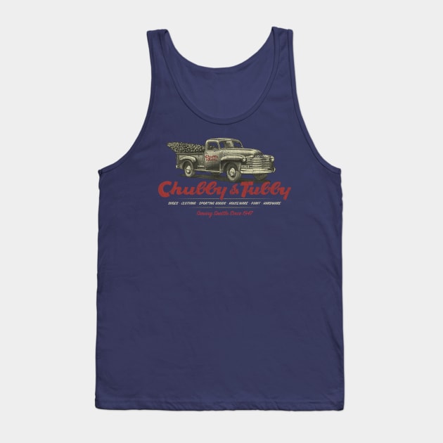 Chubby & Tubby Classic Delivery Tank Top by JCD666